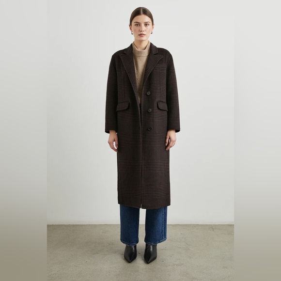 Rails Jackets & Blazers - NWT Rails Gallery Coat Espresso Houndstooth
